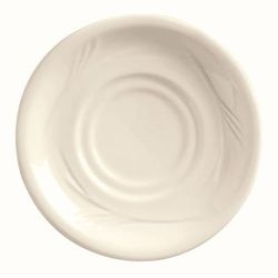 Libbey END-15 5 1/2" Round Porcelain Saucer, Endurance, White