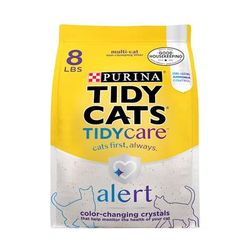 Tidy Care Alert Health Monitoring Litter with Silica Crystals for Cats, 8 lbs., 8.2 LBS