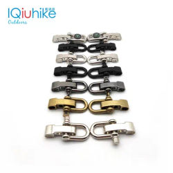 2pcs High quality Alloy Adjustable U Shape Anchor Shackle Outdoor Survival Rope Paracord Bracelet Buckle For Outdoor Sport