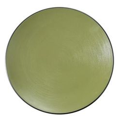 Yanco BM-110GR 10 1/4" Round Melamine Dinner Plate, Green