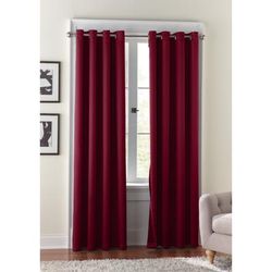 Wide Width BH Studio Room-Darkening Grommet Panel by BH Studio in Burgundy (Size 54" W 108"L) Window Curtain