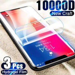 Protecteur d'écran en film hydrogel à couverture complète protecteur d'écran pour iPhone 11 12