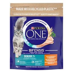 750g Senior 7+ Chicken Purina ONE Dry Cat Food