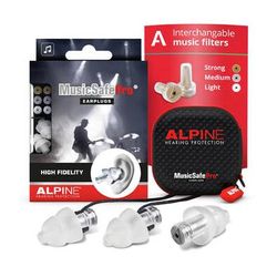 Alpine Hearing Protection MusicSafe Pro Earplugs (Transparent) 111.24.101