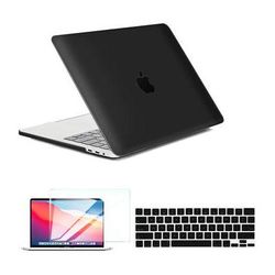 TechProtectus Hard-Shell Case with Keyboard Cover and Screen Protector for Apple 13" MacB RTP-BK-K-MP13M1