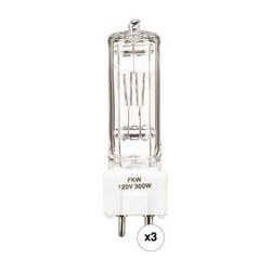 Impact FKW Lamp (120V, 300W, 3-Pack) FKW