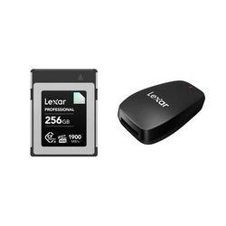 Lexar 256GB Professional CFexpress Type B Card DIAMOND Series with Card Reader LCXEXDM256G-RNENG