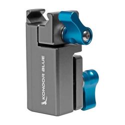 Kondor Blue 5/8" Baby Pin Spigot Receiver to NATO Clamp Adapter (Space Gray) KB-CLAMPNS