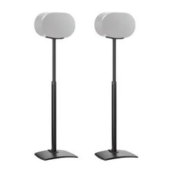 SANUS Height-Adjustable Floor Stand for Sonos Era 300 Speakers (Black, Pair) WSSE3A2-B2