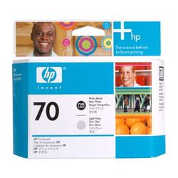 HP 70 Photo Black & Light Gray Printhead C9407A