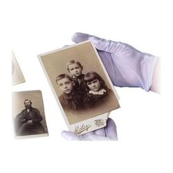 Archival Methods 61-555-L White Nylon Gloves (Large, 12 Pairs) 61-555-L