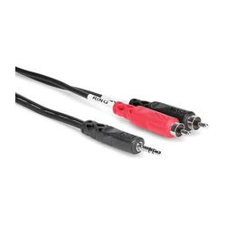 Hosa Technology CMR-225 3.5mm to Dual RCA Male Stereo Audio Cable (25') CMR-225