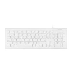Macally 103 Key Full-Size USB Keyboard With Shortcut Keys for Mac (White) MKEYE