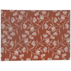 FALLING FLORAL BRICK Kitchen Mat By Kavka Designs