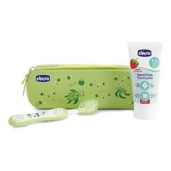 Chicco Set Dentale Verde Con Fluoro 1 St