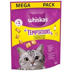 3x180g Chicken & Cheese Whiskas Temptations Cat Treats