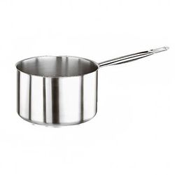 Paderno 11006-22 5 1/4 qt Aluminum/Stainless Steel Saucepan w/ Rounded Handle