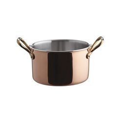 Paderno A1550914 48 oz Aluminum/Copper/Stainless Steel Mini Saucepan Ramekin