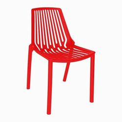 LeisureMod Acken Mid-Century Modern Plastic Dining Chair Leisuremod ACK18R