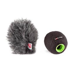 Rycote Baseball Windscreen and Baseball Windjammer Combo Kit (0.8" Diameter Hole) 039711