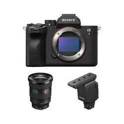 Sony a7 IV Mirrorless Camera with 16-35mm f/2.8 Lens and Microphone Kit ILCE-7M4/B