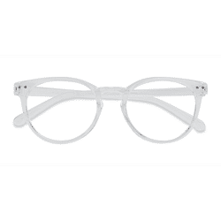 Unisex s round Clear Plastic Prescription eyeglasses - Eyebuydirect s Little Morning