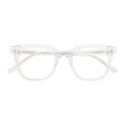 Unisex s square Clear Acetate Prescription eyeglasses - Eyebuydirect s Romy