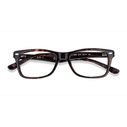 Unisex s rectangle Tortoise Acetate Prescription eyeglasses - Eyebuydirect s Ray-Ban RB5228