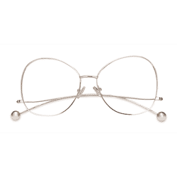 Female s horn Gold Metal Prescription eyeglasses - Eyebuydirect s Renata