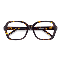 Unisex s rectangle Tortoise Acetate Prescription eyeglasses - Eyebuydirect s Renee