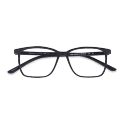 Unisex s rectangle Black Plastic Prescription eyeglasses - Eyebuydirect s Alaska