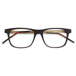 Female s rectangle Tortoise Plastic, Metal Prescription eyeglasses - Eyebuydirect s Karat