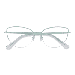 Female s horn Mint Metal Prescription eyeglasses - Eyebuydirect s Star