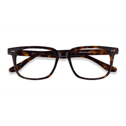 Unisex s rectangle Tortoise Acetate Prescription eyeglasses - Eyebuydirect s Pacific