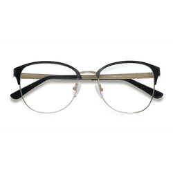 Unisex s square Black Golden Metal Prescription eyeglasses - Eyebuydirect s The Moon