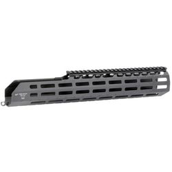 Midwest Industries MCX Virtus Suppressor Compatible M-LOK Handguard 15.25in 6061 Aluminum Hard Coat Anodized Matte Black MI-MCXVSP1525