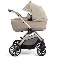 Silver Cross Reef Stroller + Folding Bassinet - Stone