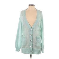 St. Roche Cardigan Sweater: Teal - Women's Size X-Small