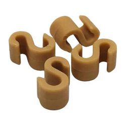 Point Source Audio S-Clip for Dual Headset Style Microphone (4-Pack, Beige) S-CLIP-BE