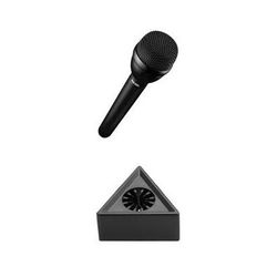 Electro-Voice RE50L Omnidirectional Broadcast Microphone with Mic Flag Kit (Black) F.01U.410.845