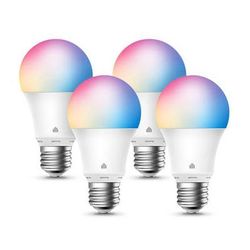 TP-Link KL125 Kasa Smart Wi-Fi Light Bulb (Multicolor, 4-Pack) KL125P4