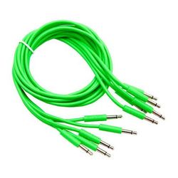 Cre8audio Nazca Noodles Eurorack-Style Patch Cables (Groovy Green, 5-Pack, 9.8") GRNOODLE25