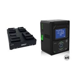 Core SWX Helix Max 98Wh 4-Battery Kit with 4-Position Charger (B-Mount) HLX-9MXB