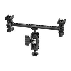 CAMVATE T-Bar Bracket Arm with Dual 1/4"-20 Ball Head & Double Cold Shoe Mounts C2831