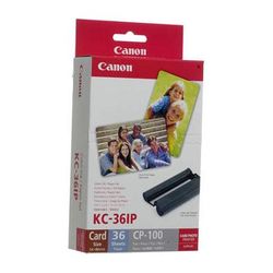 Canon KC-36IP Color Ink & Paper Set, (2.1 x 3.4", 36 Sheets) 7739A001