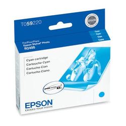 Epson UltraChrome K3 Cyan Ink Cartridge for Stylus Photo R2400 Printer T059220