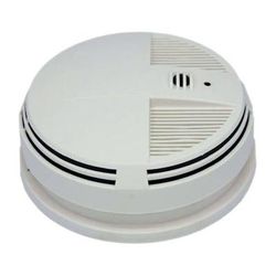 KJB Security Products Used SG Home Smoke Detector with Battery-Powered 720p Wi-Fi Covert Camera (Botto SG7200WF