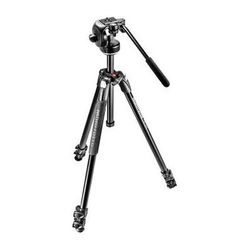 Manfrotto Used 290 Xtra Aluminum Tripod with 128RC Micro Fluid Video Head MK290XTA3-2WUS