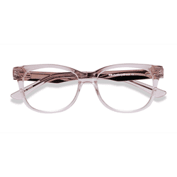 Unisex s horn Clear Pink Acetate, Metal Prescription eyeglasses - Eyebuydirect s Story