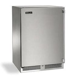 Perlick HC24FS-SS-STK 23 7/8" W Undercounter Freezer w/ 1 Section & 1 Door, 115v, 115 V, Silver